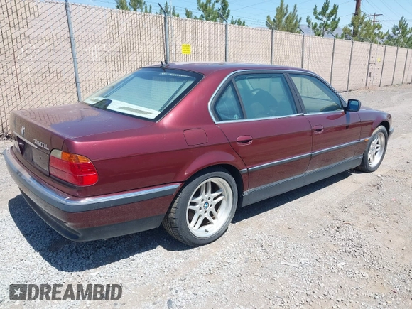 2000 BMW 7 Series 740iL with VIN WBAGH8349YDP07409, listed as a IAAI auction lot 42465862 with Not provided miles and . Bid and sale history available at DreamBid. Image 4.
