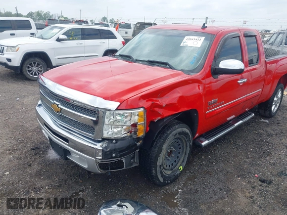 2012 Chevrolet Silverado 1500 LT with VIN 1GCRCSE09CZ131494, listed as a IAAI auction lot 42043422 with 124,162 mi miles. Bid and sale history available at carsss.com. Image 6.