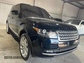 2014 Land Rover Range Rover Supercharged with VIN SALGS2TF6EA155229, listed as a Copart auction lot 49187635 with 95,369 mi miles and Salvage Title. Bid and sale history available at DreamBid. Image 1.