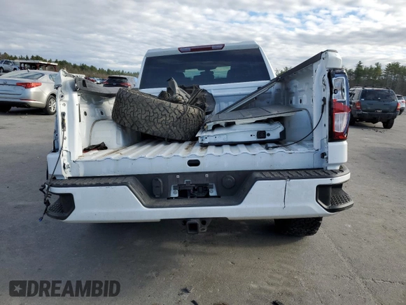 2021 GMC Sierra 1500 with VIN 1GTV9CET2MZ426001, listed as a Copart auction lot 80933594 with 109,076 mi miles and Salvage Title. Bid and sale history available at DreamBid. Image 6.