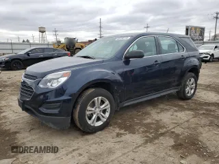 2017 Chevrolet Equinox LS z VIN 2GNALBEKXH1523793, wystawiony jako Copart lot #43720115 z przebiegiem 73 250 mil mil oraz Szkoda całkowita • Salvage title. Historia ofert i sprzedaży dostępna na DreamBid. Obrazek 1.