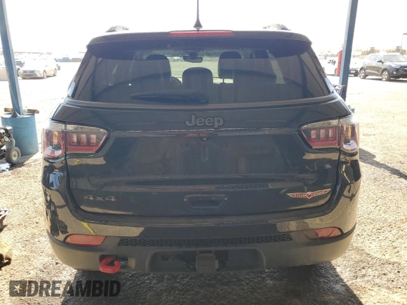 2018 Jeep Compass Trailhawk with VIN 3C4NJDDB6JT480491, listed as a Copart auction lot 58528185 with Not provided miles and Clean title. Bid and sale history available at DreamBid. Image 6.