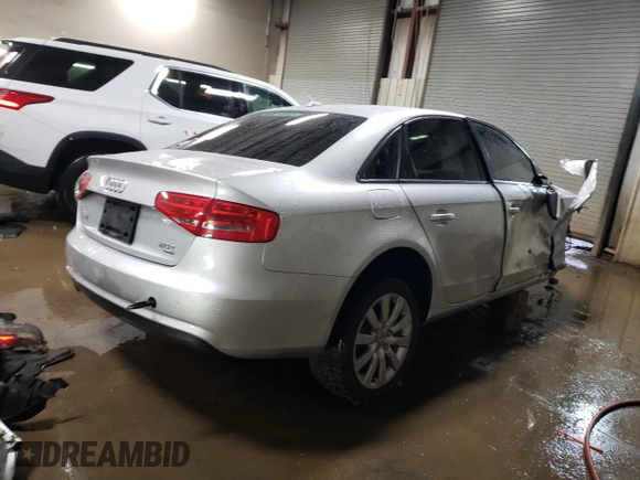2014 Audi A4 Premium with VIN WAUBFAFL9EA048898, listed as a Copart auction lot 47558915 with 177,073 mi miles and Salvage Title. Bid and sale history available at carsss.com. Image 3.