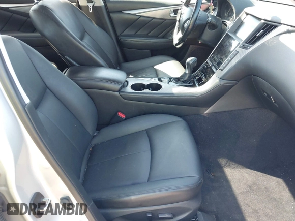 2015 Infiniti Q50 with VIN JN1BV7AR3FM416371, listed as a IAAI auction lot 42036139 with 76,239 mi miles and . Bid and sale history available at DreamBid. Image 5.