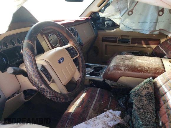 2012 Ford F-350 XL with VIN 1FT8W3DT5CEC49134, listed as a Copart auction lot 80068434 with Not Provided miles and Salvage Title. Bid and sale history available at DreamBid. Image 7.