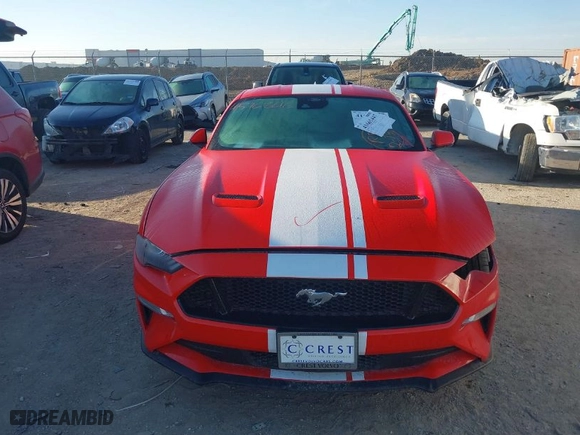 2022 Ford Mustang GT with VIN 1FA6P8CF7N5136548, listed as a IAAI auction lot 41661447 with 18,254 mi miles. Bid and sale history available at carsss.com. Image 13.