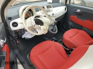 2012 FIAT 500 Pop with VIN 3C3CFFDR3CT127070, listed as a Copart auction lot 51525715 with 98,754 mi miles and Salvage Title. Bid and sale history available at carsss.com. Image 8.