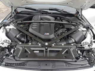 2024 BMW M4 Competition with VIN WBS33AZ00RCP72242, listed as a Copart auction lot 43477715 with 7,561 mi miles and Salvage Title. Bid and sale history available at carsss.com. Image 12.