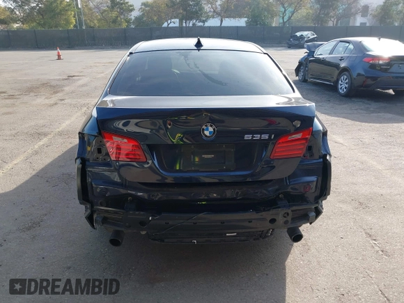 2014 BMW 5 Series 535i with VIN WBA5B1C56ED481995, listed as a IAAI auction lot 41583675 with 95,511 mi miles. Bid and sale history available at carsss.com. Image 17.