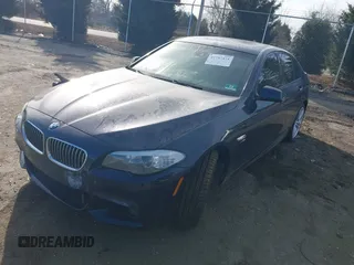 2012 BMW 5 Series 535i xDrive with VIN WBAFU7C53CDU62674, listed as a IAAI auction lot 41757421 with 107,886 mi miles. Bid and sale history available at carsss.com. Image 2.