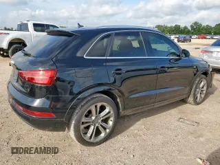 2018 Audi Q3 Premium Plus with VIN WA1HCCFS9JR009064, listed as a Copart auction lot 60396735 with 72,260 mi miles and Salvage title. Bid and sale history available at DreamBid. Image 3.