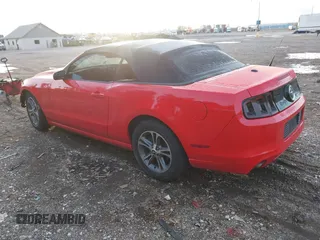 2014 Ford Mustang V6 with VIN 1ZVBP8EM6E5306738, listed as a IAAI auction lot 41226593 with 98,553 mi miles. Bid and sale history available at carsss.com. Image 3.