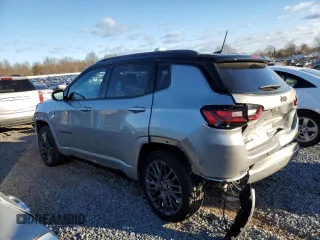 2023 Jeep Compass (RED) Edition with VIN 3C4NJDCN8PT547158, listed as a Copart auction lot 83790274 with 8,095 mi miles and Salvage Title. Bid and sale history available at carsss.com. Image 2.