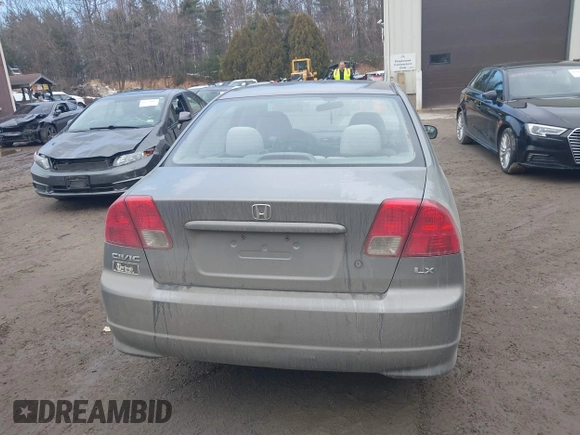 2004 Honda Civic LX with VIN 2HGES166X4H533266, listed as a IAAI auction lot 41764334 with 183,262 mi miles. Bid and sale history available at carsss.com. Image 16.