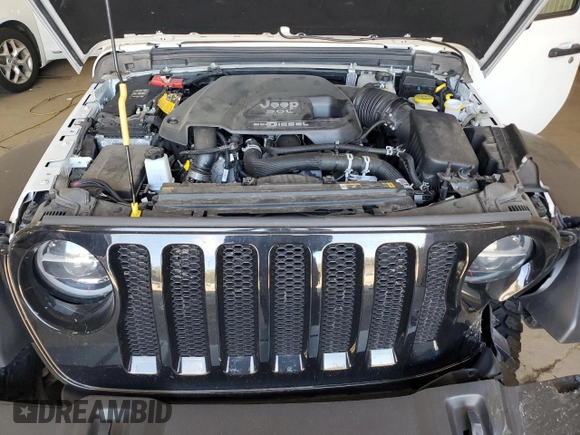 2022 Jeep Wrangler Unlimited Willys with VIN 1C4HJXDM0NW244953, listed as a Copart auction lot 71495154 with 14,577 mi miles and Salvage Title. Bid and sale history available at DreamBid. Image 14.