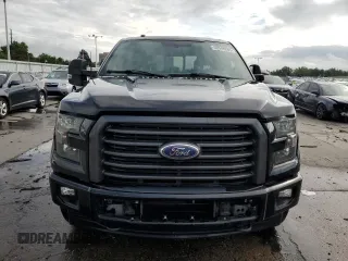 2017 Ford F-150 XL with VIN 1FTEW1EG2HFB10265, listed as a Copart auction lot 59594285 with 125,606 mi miles and Salvage title. Bid and sale history available at DreamBid. Image 5.