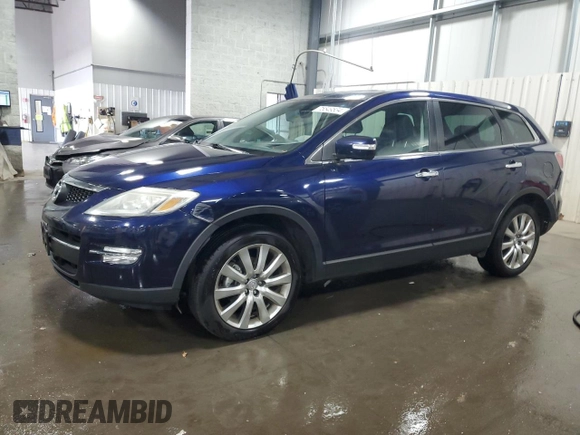 2009 Mazda CX-9 Touring with VIN JM3TB38A190180227, listed as a Copart auction lot 75549834 with 147,897 mi miles and Salvage Title. Bid and sale history available at carsss.com. Image 1.