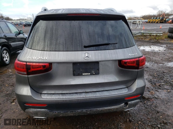2020 Mercedes-Benz GLB with VIN WDC4M4HB8LW008734, listed as a Copart auction lot 67641352 with 37,354 mi miles. Bid and sale history available at carsss.com. Image 6.