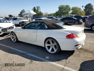 2005 BMW 6 Series 645Ci with VIN WBAEK73425B324194, listed as a Copart auction lot 46674225 with 117,897 mi miles and Clean Title. Bid and sale history available at carsss.com. Image 2.