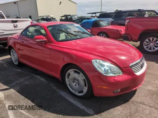 2002 Lexus SC with VIN JTHFN48Y420031783, listed as a Copart auction lot 75011304 with Not Provided miles and Salvage Title. Bid and sale history available at carsss.com. Image 4.