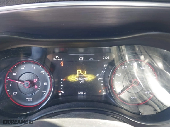 2018 Dodge Charger Daytona with VIN 2C3CDXCT0JH337673, listed as a IAAI auction lot 41244351 with 96,738 mi miles. Bid and sale history available at carsss.com. Image 7.