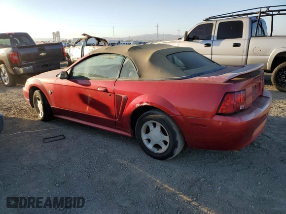 1999 Ford Mustang with VIN 1FAFP4446XF231749, listed as a Copart auction lot 73981604 with Not provided miles and Clean title. Bid and sale history available at DreamBid. Image 2.