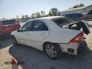 2005 Mercedes-Benz C 240 with VIN WDBRF61J05A777777, listed as a Copart auction lot 75666494 with 140,127 mi miles and Salvage Title. Bid and sale history available at DreamBid. Image 2.