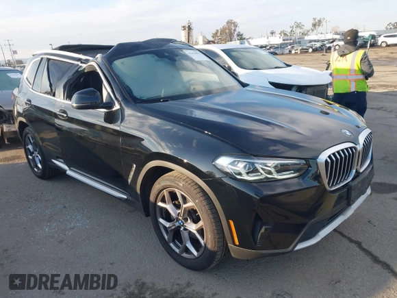2024 BMW X3 sDrive30i with VIN WBX47DP0XRN261570, listed as a IAAI auction lot 41414992 with 15,146 mi miles and . Bid and sale history available at DreamBid. Image 1.