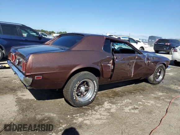 1969 Ford Mustang с VIN 0T01F114848, выставлен на аукционе Copart как лот 47649415 с пробегом Не указан миль и Списание • Salvage title. История ставок и продаж доступна на DreamBid. Изображение 3.