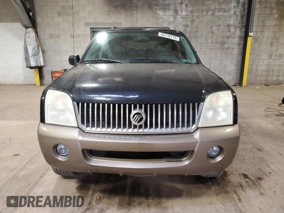 2004 Mercury Mountaineer Convenience z VIN 4M2ZU86W74ZJ45747, wystawiony jako Copart lot #45710115 z przebiegiem 140 798 mil mil oraz Szkoda całkowita • Salvage title. Historia ofert i sprzedaży dostępna na DreamBid. Obrazek 5.