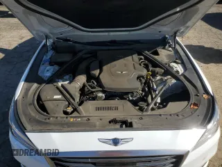 2019 Genesis G80 3.8L with VIN KMTFN4JEXKU326897, listed as a Copart auction lot 81956804 with 57,435 mi miles and Salvage Title. Bid and sale history available at carsss.com. Image 11.