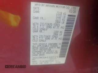 2016 Nissan Murano SL z VIN 5N1AZ2MG3GN110725, wystawiony jako Copart lot #53287025 z przebiegiem 109 379 mil mil oraz Szkoda całkowita • Salvage title. Historia ofert i sprzedaży dostępna na DreamBid. Obrazek 13.