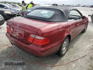 1999 Mercedes-Benz CLK 320/430 with VIN WDBLK65G6XT026223, listed as a Copart auction lot 75452344 with Not Provided miles and Salvage Title. Bid and sale history available at DreamBid. Image 3.