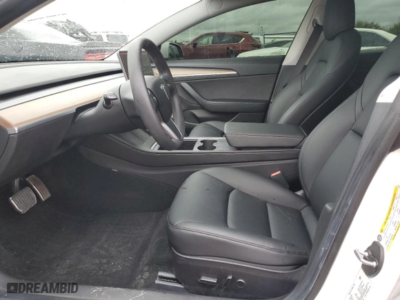 2021 Tesla Model 3 Long Range with VIN 5YJ3E1EB5MF071510, listed as a Copart auction lot 43726205 with 92,362 mi miles and Salvage Title. Bid and sale history available at carsss.com. Image 7.