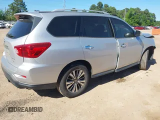 2017 Nissan Pathfinder SV with VIN 5N1DR2MN6HC654774, listed as a IAAI auction lot 42019188 with 118,724 mi miles and . Bid and sale history available at DreamBid. Image 4.
