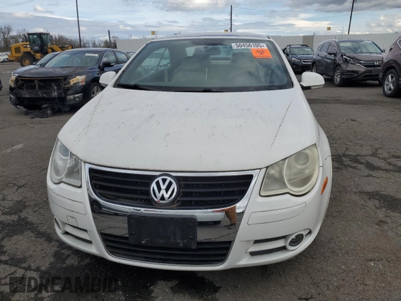 2008 Volkswagen Eos Turbo with VIN WVWBA71F88V001428, listed as a Copart auction lot 50456105 with 144,807 mi miles and Clean title. Bid and sale history available at DreamBid. Image 5.