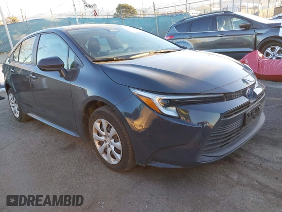 2023 Toyota Corolla Hybrid LE with VIN JTDBCMFE3P3020729, listed as a IAAI auction lot 41422018 with 79,069 mi miles. Bid and sale history available at carsss.com. Image 1.