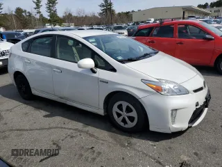 2013 Toyota Prius One with VIN JTDKN3DU1D5550647, listed as a Copart auction lot 49250345 with 129,714 mi miles and Salvage Title. Bid and sale history available at carsss.com. Image 4.