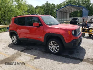 2015 Jeep Renegade Latitude z VIN ZACCJBBT8FPC34032, wystawiony jako Copart lot #56787175 z przebiegiem 106 252 mil mil oraz Szkoda całkowita • Salvage title. Historia ofert i sprzedaży dostępna na DreamBid. Obrazek 4.