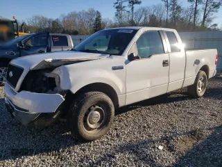 2006 Ford F-150 XLT with VIN 1FTPX12556FA03894, listed as a Copart auction lot 45572295 with 135,117 mi miles and Salvage Title. Bid and sale history available at carsss.com. Image 1.