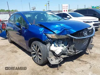 2015 Honda Civic EX-L z VIN 19XFB2F95FE081146, wystawiony jako IAAI lot #42257570 z przebiegiem Nie podano mil oraz . Historia ofert i sprzedaży dostępna na DreamBid. Obrazek 1.