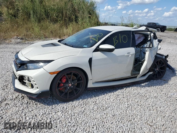2021 Honda Civic Type R Touring z VIN SHHFK8G71MU203345, wystawiony jako Copart lot #65242354 z przebiegiem Nie podano mil oraz Szkoda całkowita • Salvage title. Historia ofert i sprzedaży dostępna na DreamBid. Obrazek 1.