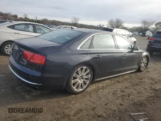 2013 Audi A8 L 4.0L with VIN WAUR2AFD9DN034039, listed as a Copart auction lot 77775634 with 191,803 mi miles and Salvage Title. Bid and sale history available at carsss.com. Image 3.