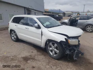 2012 Jeep Grand Cherokee Overland with VIN 1C4RJFCT3CC111903, listed as a Copart auction lot 47680955 with 0 mi miles and Non Repairable. Bid and sale history available at carsss.com. Image 4.