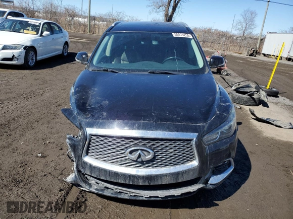 2017 Infiniti QX60 with VIN 5N1DL0MM0HC516015, listed as a Copart auction lot 50875255 with 0 mi miles and Salvage Title. Bid and sale history available at carsss.com. Image 5.