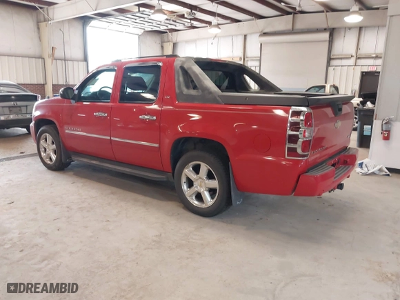 2010 Chevrolet Avalanche LTZ with VIN 3GNVKGE03AG230332, listed as a IAAI auction lot 41756864 with 108,514 mi miles. Bid and sale history available at carsss.com. Image 3.