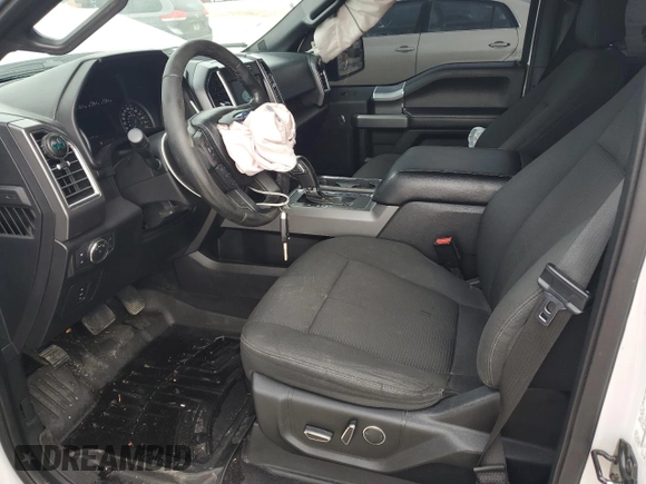 2017 Ford F-150 XL with VIN 1FTFW1EG1HFA28306, listed as a Copart auction lot 52254815 with 0 mi miles and Salvage Title. Bid and sale history available at carsss.com. Image 7.