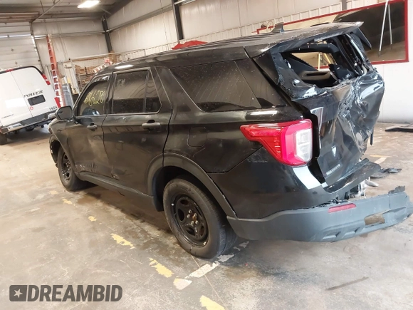 2023 Ford Police Interceptor Utility z VIN 1FM5K8AB1PGA03761, wystawiony jako IAAI lot #42068628 z przebiegiem 39 009 mil mil oraz . Historia ofert i sprzedaży dostępna na DreamBid. Obrazek 3.