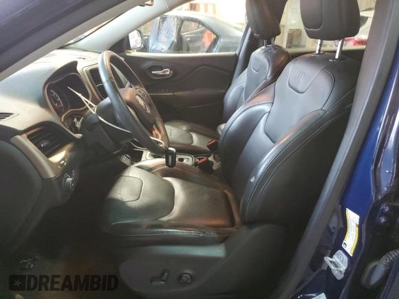 2015 Jeep Cherokee Limited with VIN 1C4PJLDSXFW711302, listed as a Copart auction lot 51950425 with 51,623 mi miles and Salvage Title. Bid and sale history available at DreamBid. Image 7.