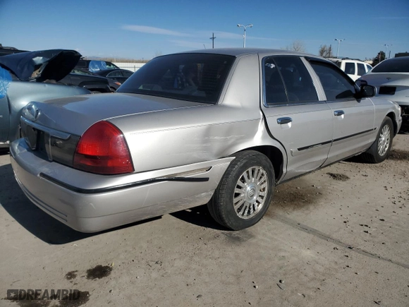 2006 Mercury Grand Marquis LS Premium with VIN 2MEHM75V26X641034, listed as a Copart auction lot 48936845 with 152,021 mi miles and Salvage Title. Bid and sale history available at carsss.com. Image 3.